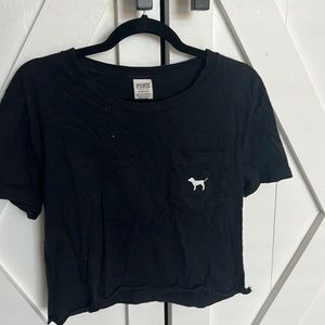 Pink black crop